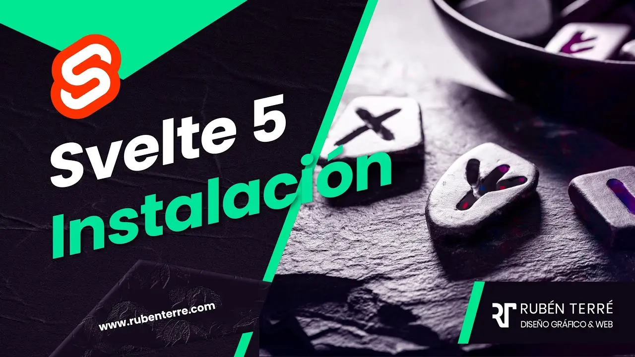 Portada del curso Guía de instalación de Svelte 5