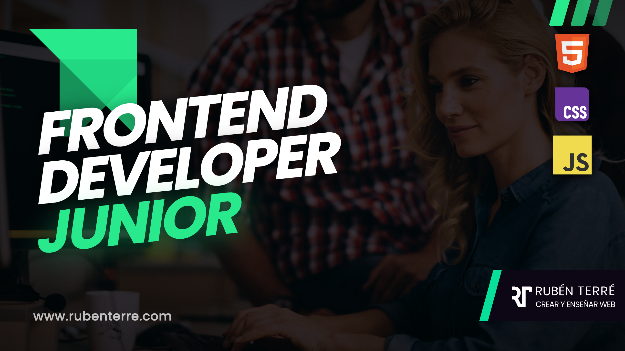 Portada del roadmap Frontend Developer Junior