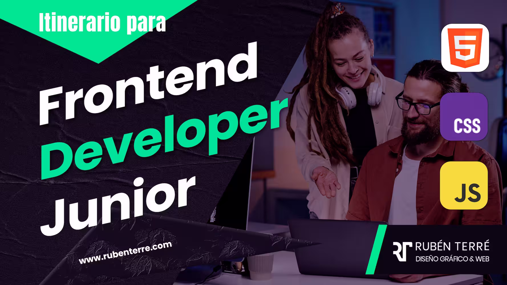 Portada del roadmap Frontend Developer Junior